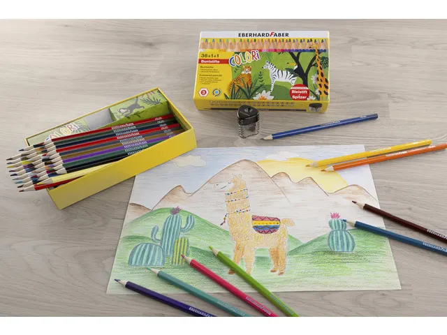 Crayon de couleur Eberhard Faber set 38 pièces