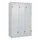 Z-garderobekast,HxBxD 1850x1200x500mm,vak B 200/400mm,draaigrendel
