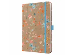 Weekagenda Pure A5 2026 (NL/FR/EN/DU) Blue Floral Serenity Hardcover
