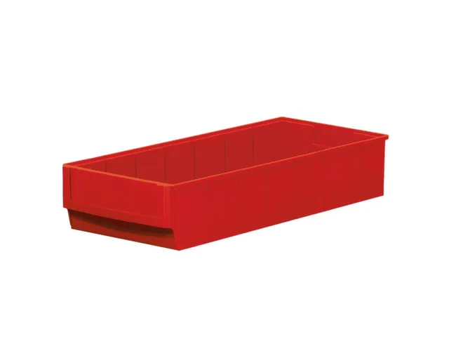 stellingbak,HxBxD 81x183x400mm,PP,rood