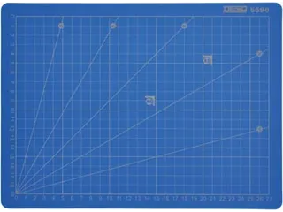 Desq 5690 Professionele snijmat 22x30cm A4 Blauw 5-laags - 1