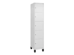 lockerkast,HxBxD 1950x400x500mm,1x5vakken,vak B 400mm,cil.-slot,voeten
