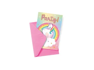 Uitnodigingskaarten Unicorn - 4