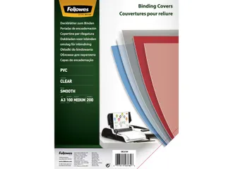 Voorblad Fellowes A3 Pvc 200 Micron Transparant - 1