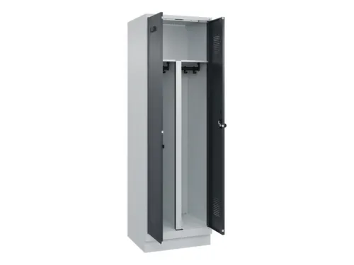 PBM-locker,HxBxD 1950x600x500mm,2vak,vak B 300mm,draaigrendel