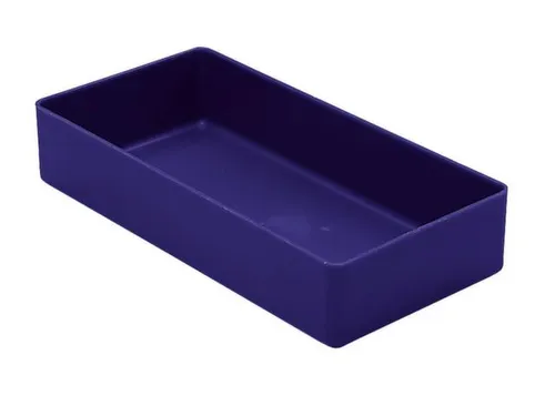 Inzetbak HxLxB 40x198x99mm Polystyreen Blauw 50 stuks