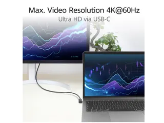 Kabel ACT USB-C hoek links/rechts 10Gbps 2m - 5