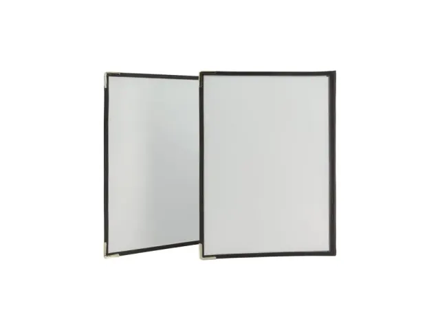Protège-menu Securit A4 3 volets/6 pages transparent 3 pièces