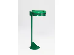 Afvalverzamelaar Plaatstaal 120 Liter Kunststof Deksel Groen