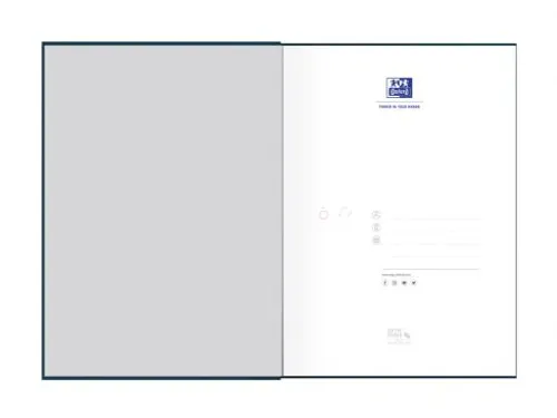Notitieboek Oxford Smart Black A4 96vel lijn