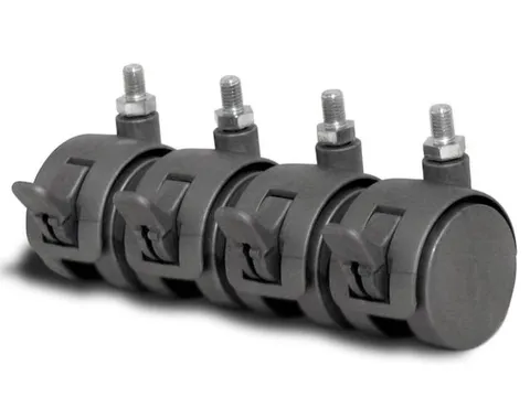 Dolly V. Glasvitrine Design 4Wielen Met Vastzetter