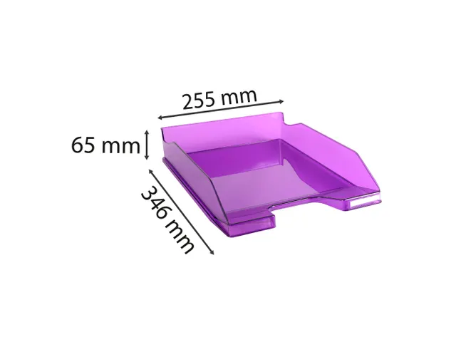 Brievenbak COMBO MID I violet/trans/lgoss