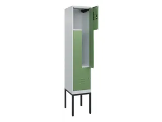 Z-garderobekast,HxBxD 2120x400x500mm,vak B 200/400mm,cil.-slot - 2