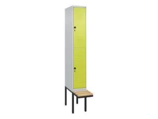 Dubbeldekse dekenkist,HxBxD 2120x300x815mm,1x2vak.,vak B 300mm - 1
