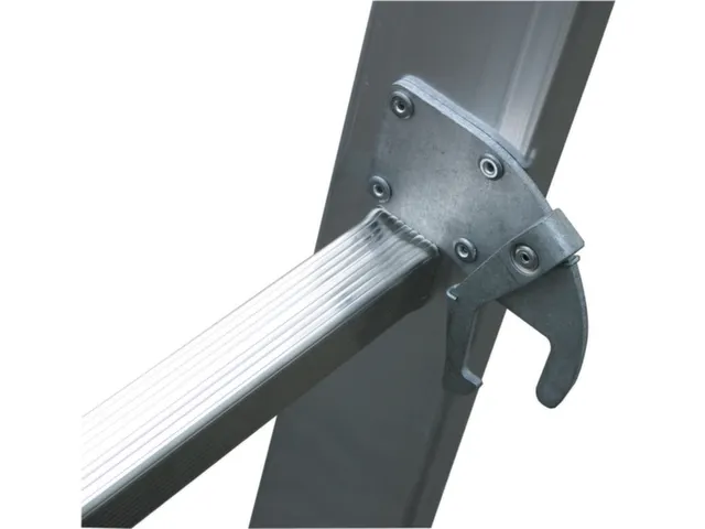 échelle télescopique polyvalente 3x8 échelons lisse L 2 3-5 2m alu