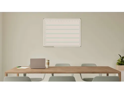 Jaarplanner Elegance Duits softline profiel 8mm 90x120cm aluframe