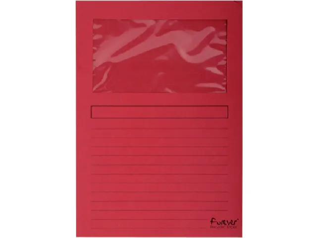 Venstermap Exacompta Forever L-map 120gr karton Rood