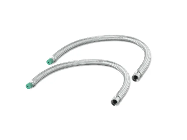 Kit met 3ft (0,9144m) rvs slang, 1 inch MPT naar 1 inch FPT verbinding