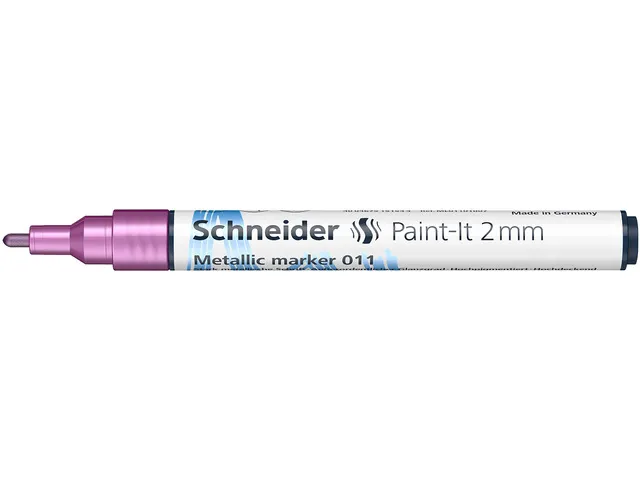 Metallic marker Schneider Paint-It 011 2mm paars metallic