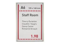 Menoor Deurbord Premium Vlak A6