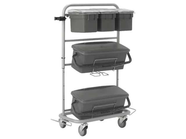 ErgoClean 580410 QSR Trolley voor microvezelreiniging (SLIMLINER