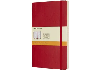Notitieboek Moleskine large 130x210mm lijn soft cover scarlet red - 1