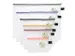 Trousse Foldersys EVA sans PVC avec fermeture éclair 6 pièces assort