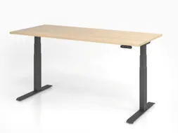 Elektrisch in hgte vst. zit-sta-bureau,HxBxD 640-1290x1800x800mm