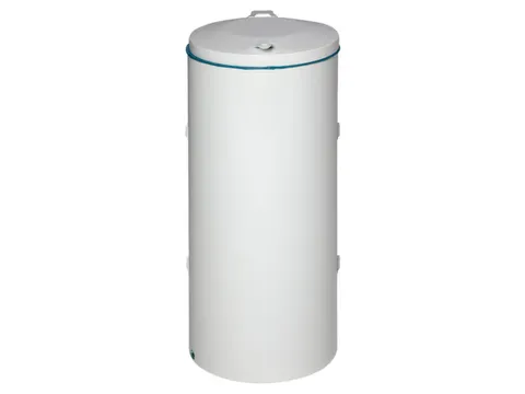 Afvalverzamelaar Staalplaat 120 Liter Brandveilig Verzinkt Ral 9010