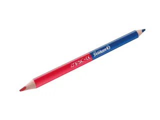 Potlood Pelikan 3mm rood/blauw - 3