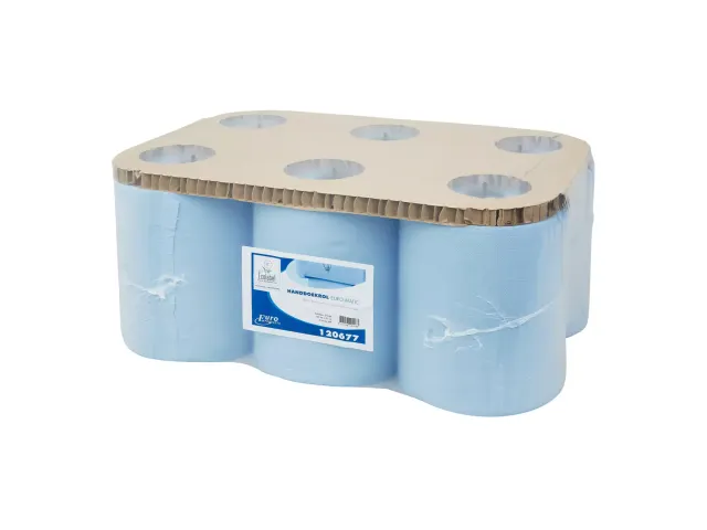 Handdoekrol 2-Laags 120677 Euro Matic Plus Blauw
