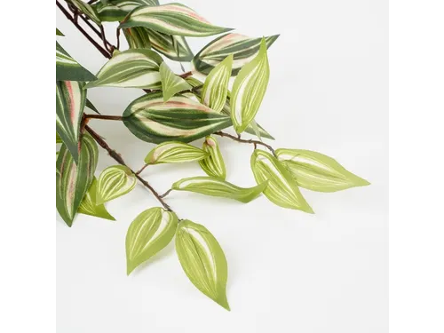 Kunstplant Mica Tradescantia hangend groen 45x25cm