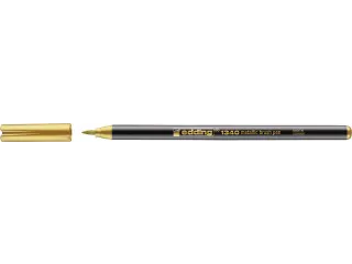 Brushpen edding 1340 metallic goud - 1
