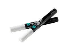 Glasbordmarker 4,5mm Naga set a 2st. wit