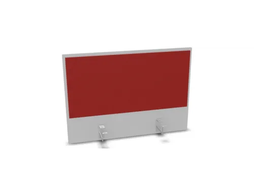 opzetpaneel,v. bureau,aanbouw achter,B 800mm,MP-lichtgrijs,BN4011-rood