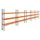 palletstelling,basis+4xaanbouw,HxBxD 3990x18600x750mm,vakl. 3400kg