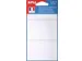 Witte Etiketten In Etui Ft 38x50mm (bxh), 28 Stuks, 4 Per Blad