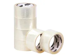 Verpakkingstape Quantore 50mmx60m PP transparant 6 Rol