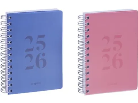 schoolagenda Wire-o assorti 2025-2026