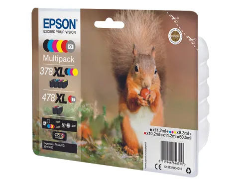 Multipack 6-colours 378XL / 478XL Claria Photo HD Ink