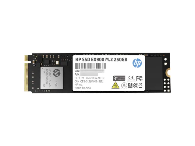 HP EX900 NVMe/PCIe M.2 SSD 2280 harde schijf 500 GB M.2 NVMe PCIe 3.0