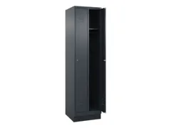 locker,HxBxD 1950x500x500mm,2vak,vak B 250mm,cil.-slot,sokkel