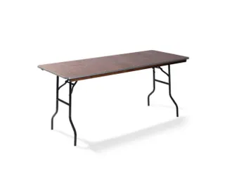 klaptafel,HxBxD 760x760x2200mm,rechthoekig,4voeten zwart - 1