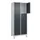lockerkast,HxBxD 1950x800x500mm,2x3vakken,vak B 400mm,cil.-slot,voeten