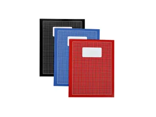 Schrift Qbasic 210x165mm ruit 5mm 80blz 70gr assorti - 5