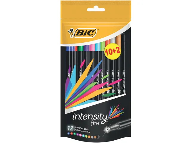 fineliner Intensity 0.4mm Assorti 10+2 GRATIS
