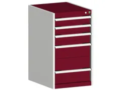 ladekast HxBxD 900x525x650mm 5laden romp RAL7035 front RAL3004