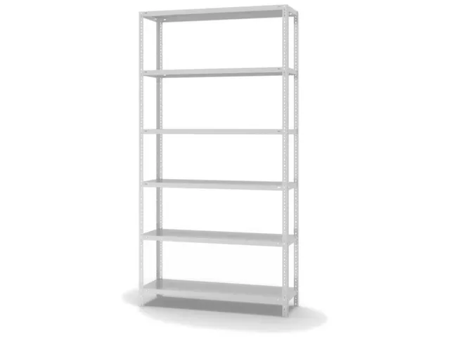 magazijnstelling,grondveld,HxBxD 2500x1300x400mm,vaklast 350kg