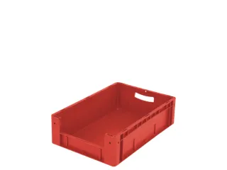 Euronorm Stapelkrat M. Grijpopening Pp Hxlxb 170X600X400Mm Rood - 1