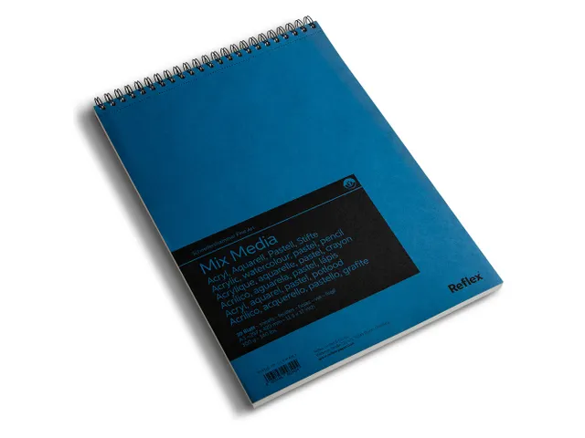 Mixmediapapier A3 300 G/m2 Spiraalblok 30 Vel